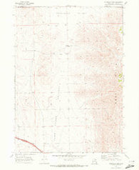 Ridgedale Pass Utah Historical topographic map, 1:24000 scale, 7.5 X 7.5 Minute, Year 1968