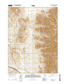 Ridgedale Pass Utah Current topographic map, 1:24000 scale, 7.5 X 7.5 Minute, Year 2014