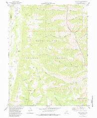 Rilda Canyon Utah Historical topographic map, 1:24000 scale, 7.5 X 7.5 Minute, Year 1979