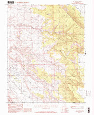 Rill Creek Utah Historical topographic map, 1:24000 scale, 7.5 X 7.5 Minute, Year 1985
