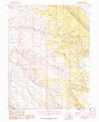 Rill Creek Utah Historical topographic map, 1:24000 scale, 7.5 X 7.5 Minute, Year 1985