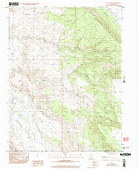 Rill Creek Utah Historical topographic map, 1:24000 scale, 7.5 X 7.5 Minute, Year 1996