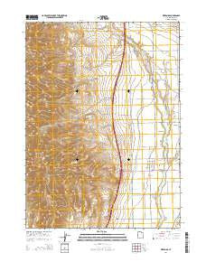 Riverside Utah Current topographic map, 1:24000 scale, 7.5 X 7.5 Minute, Year 2014