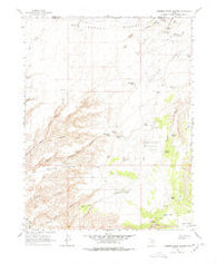Robbers Roost Canyon Utah Historical topographic map, 1:62500 scale, 15 X 15 Minute, Year 1963