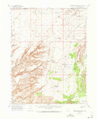 Robbers Roost Canyon Utah Historical topographic map, 1:62500 scale, 15 X 15 Minute, Year 1963