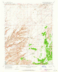 Robbers Roost Canyon Utah Historical topographic map, 1:62500 scale, 15 X 15 Minute, Year 1963