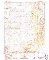 Robbers Roost Flats Utah Historical topographic map, 1:24000 scale, 7.5 X 7.5 Minute, Year 1986