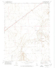 Rocky Knoll Utah Historical topographic map, 1:24000 scale, 7.5 X 7.5 Minute, Year 1971