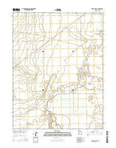 Rocky Knoll Utah Current topographic map, 1:24000 scale, 7.5 X 7.5 Minute, Year 2014
