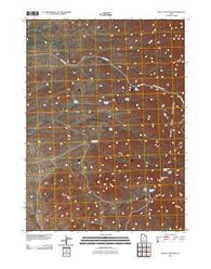 Rocky Pass Peak Utah Historical topographic map, 1:24000 scale, 7.5 X 7.5 Minute, Year 2011