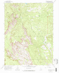 Roger Peak Utah Historical topographic map, 1:24000 scale, 7.5 X 7.5 Minute, Year 1964