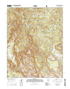 Roger Peak Utah Current topographic map, 1:24000 scale, 7.5 X 7.5 Minute, Year 2014
