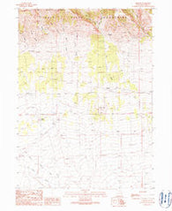 Rosette Utah Historical topographic map, 1:24000 scale, 7.5 X 7.5 Minute, Year 1990