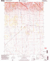 Rosette Utah Historical topographic map, 1:24000 scale, 7.5 X 7.5 Minute, Year 2001