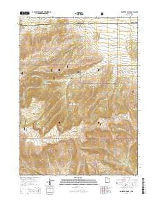 Rosevere Point Utah Current topographic map, 1:24000 scale, 7.5 X 7.5 Minute, Year 2014