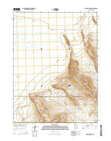 Round Mountain Utah Current topographic map, 1:24000 scale, 7.5 X 7.5 Minute, Year 2014
