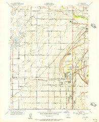 Roy Utah Historical topographic map, 1:24000 scale, 7.5 X 7.5 Minute, Year 1955