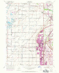 Roy Utah Historical topographic map, 1:24000 scale, 7.5 X 7.5 Minute, Year 1955