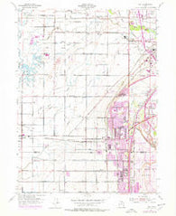 Roy Utah Historical topographic map, 1:24000 scale, 7.5 X 7.5 Minute, Year 1955