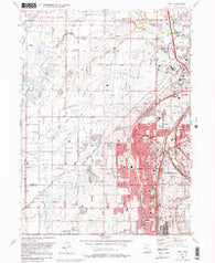 Roy Utah Historical topographic map, 1:24000 scale, 7.5 X 7.5 Minute, Year 1990