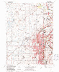 Roy Utah Historical topographic map, 1:24000 scale, 7.5 X 7.5 Minute, Year 1990