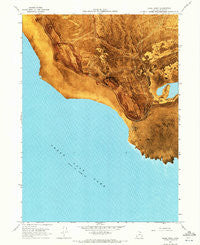 Rozel Point Utah Historical topographic map, 1:24000 scale, 7.5 X 7.5 Minute, Year 1968