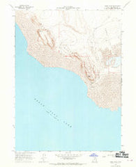 Rozel Point Utah Historical topographic map, 1:24000 scale, 7.5 X 7.5 Minute, Year 1968