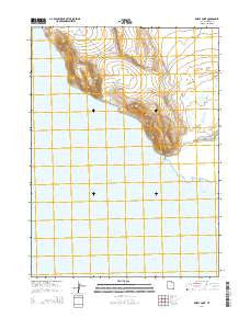 Rozel Point Utah Current topographic map, 1:24000 scale, 7.5 X 7.5 Minute, Year 2014