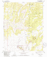 Ruin Point Utah Historical topographic map, 1:24000 scale, 7.5 X 7.5 Minute, Year 1985