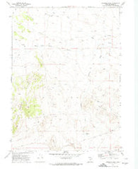 Runswick Wash Utah Historical topographic map, 1:24000 scale, 7.5 X 7.5 Minute, Year 1971