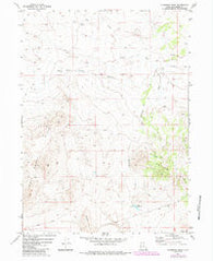 Runswick Wash Utah Historical topographic map, 1:24000 scale, 7.5 X 7.5 Minute, Year 1971