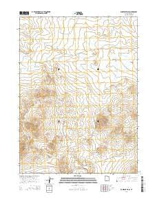 Runswick Wash Utah Current topographic map, 1:24000 scale, 7.5 X 7.5 Minute, Year 2014