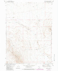 Russian Knoll Utah Historical topographic map, 1:24000 scale, 7.5 X 7.5 Minute, Year 1971