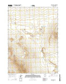 Russian Knoll Utah Current topographic map, 1:24000 scale, 7.5 X 7.5 Minute, Year 2014