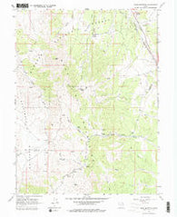 Sabie Mountain Utah Historical topographic map, 1:24000 scale, 7.5 X 7.5 Minute, Year 1963
