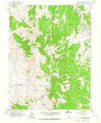 Sabie Mountain Utah Historical topographic map, 1:24000 scale, 7.5 X 7.5 Minute, Year 1963