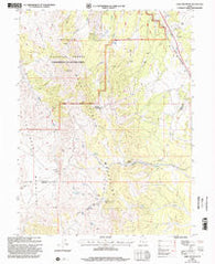 Sabie Mountain Utah Historical topographic map, 1:24000 scale, 7.5 X 7.5 Minute, Year 1998
