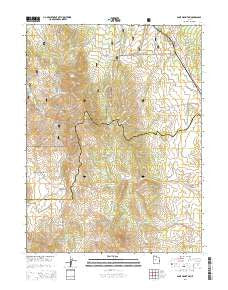 Sabie Mountain Utah Current topographic map, 1:24000 scale, 7.5 X 7.5 Minute, Year 2014