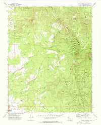 Saddle Mountain Utah Historical topographic map, 1:24000 scale, 7.5 X 7.5 Minute, Year 1972
