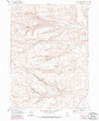 Sage Creek Utah Historical topographic map, 1:24000 scale, 7.5 X 7.5 Minute, Year 1969
