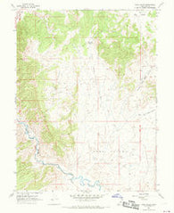 Sage Valley Utah Historical topographic map, 1:24000 scale, 7.5 X 7.5 Minute, Year 1967