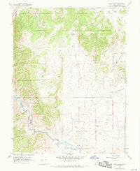 Sage Valley Utah Historical topographic map, 1:24000 scale, 7.5 X 7.5 Minute, Year 1967
