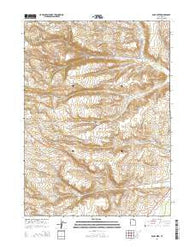 Sage Creek Utah Current topographic map, 1:24000 scale, 7.5 X 7.5 Minute, Year 2014