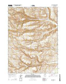 Sage Creek Utah Current topographic map, 1:24000 scale, 7.5 X 7.5 Minute, Year 2014