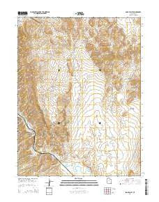Sage Valley Utah Current topographic map, 1:24000 scale, 7.5 X 7.5 Minute, Year 2014