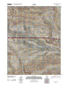 Sagers Flat Utah Historical topographic map, 1:24000 scale, 7.5 X 7.5 Minute, Year 2011