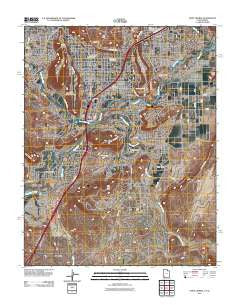 Saint George Utah Historical topographic map, 1:24000 scale, 7.5 X 7.5 Minute, Year 2011