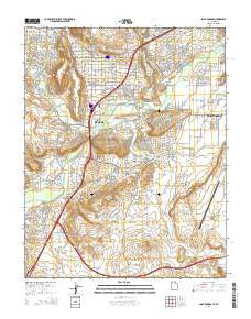 Saint George Utah Current topographic map, 1:24000 scale, 7.5 X 7.5 Minute, Year 2014