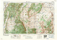 Salina Utah Historical topographic map, 1:250000 scale, 1 X 2 Degree, Year 1956
