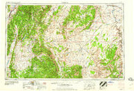Salina Utah Historical topographic map, 1:250000 scale, 1 X 2 Degree, Year 1960